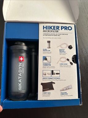 Hiker Pro Microfilter Bottle - Black